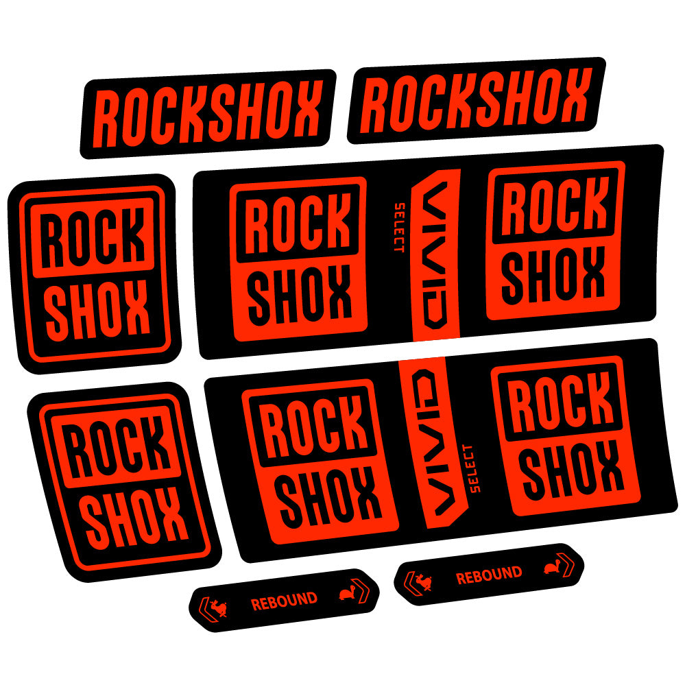 Adesivi Ammortizzatore Rock Shox Vivid Coil Select in vinile