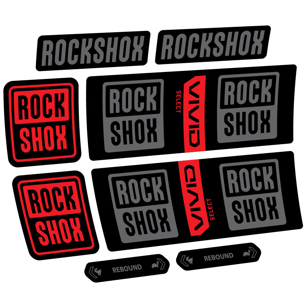 Adesivi Ammortizzatore Rock Shox Vivid Coil Select in vinile