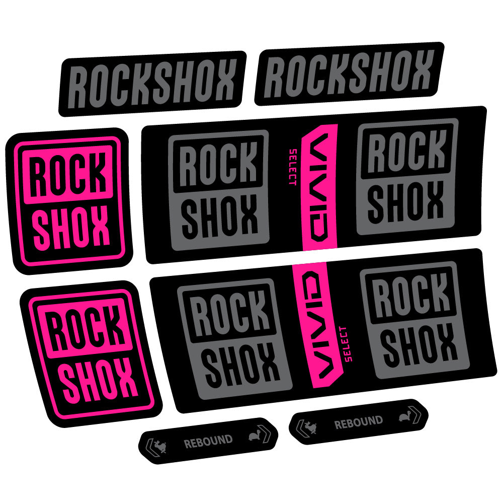 Adesivi Ammortizzatore Rock Shox Vivid Coil Select in vinile