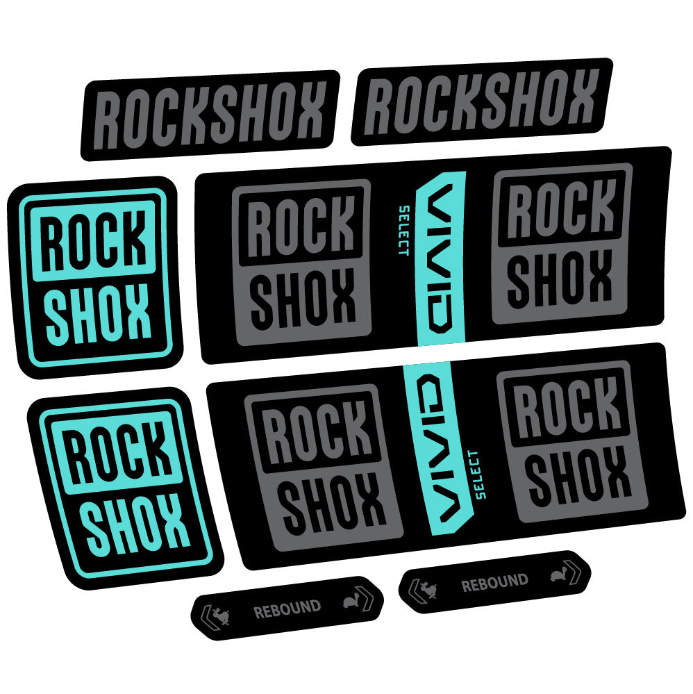 Adesivi Ammortizzatore Rock Shox Vivid Coil Select in vinile