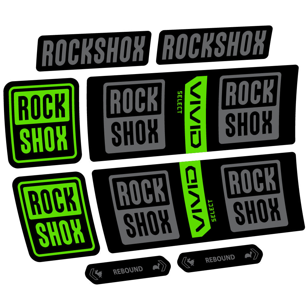 Adesivi Ammortizzatore Rock Shox Vivid Coil Select in vinile