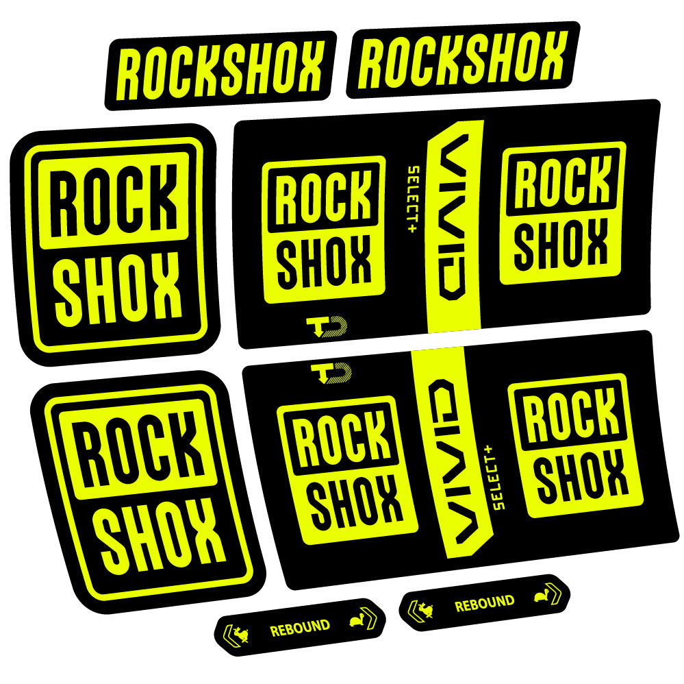 Adesivi Ammortizzatore RockShox Vivid Coil Select Plus in vinile