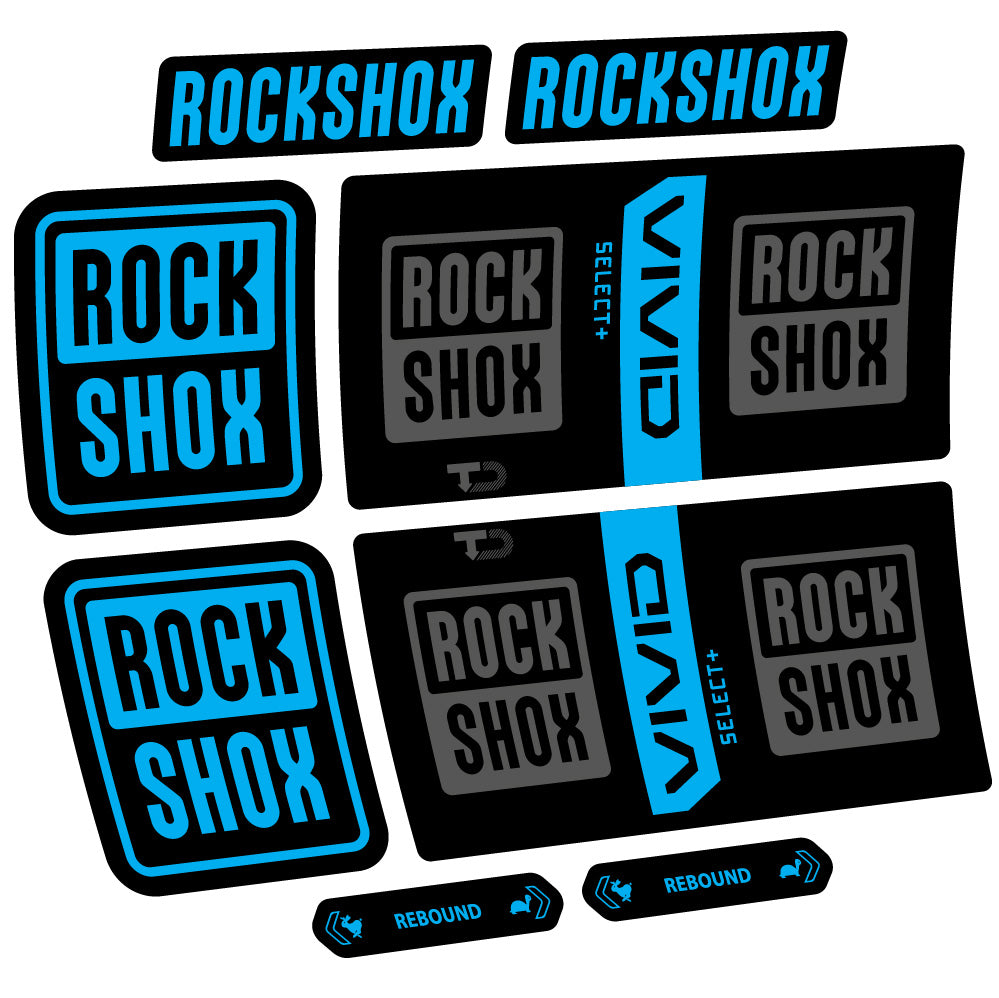 Adesivi Ammortizzatore RockShox Vivid Coil Select Plus in vinile