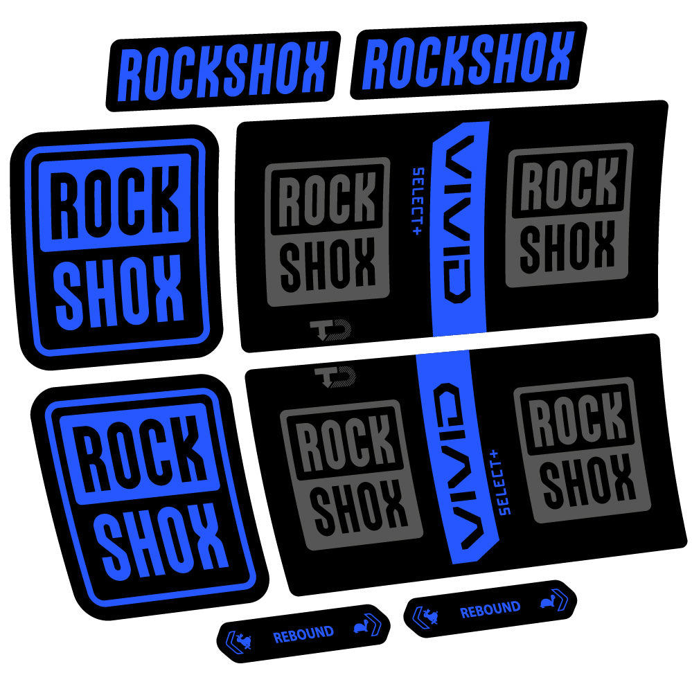 Adesivi Ammortizzatore RockShox Vivid Coil Select Plus in vinile