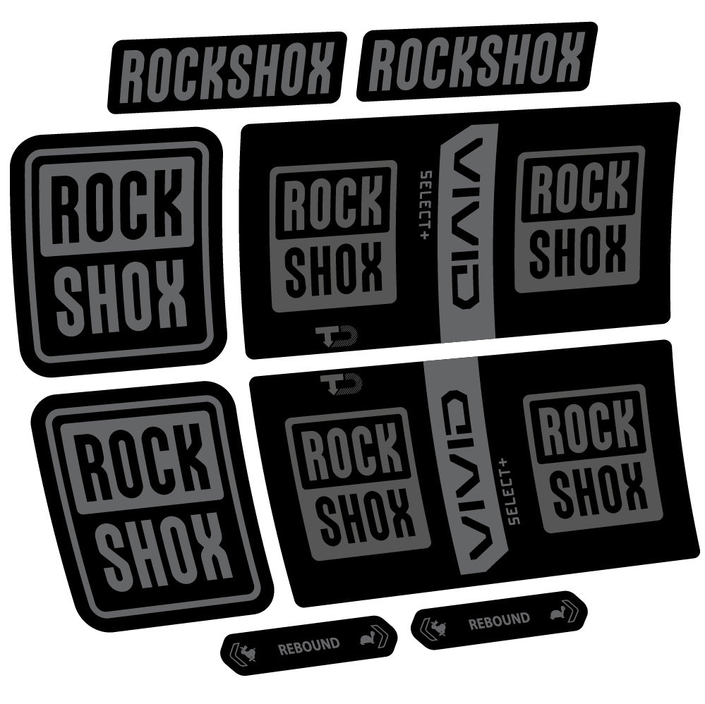 Adesivi Ammortizzatore RockShox Vivid Coil Select Plus in vinile
