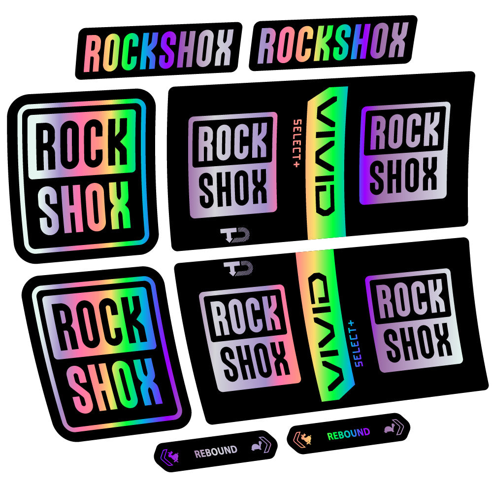 Adesivi Ammortizzatore RockShox Vivid Coil Select Plus in vinile