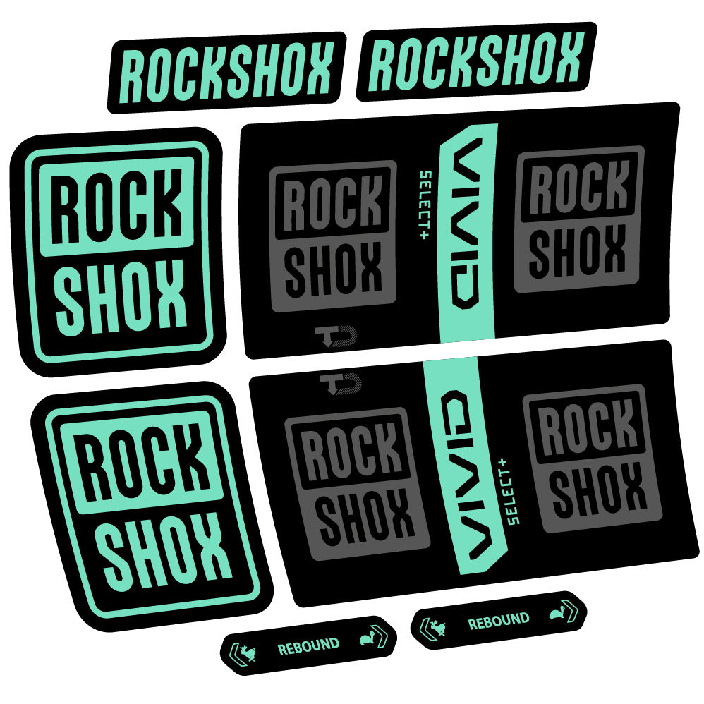 Adesivi Ammortizzatore RockShox Vivid Coil Select Plus in vinile