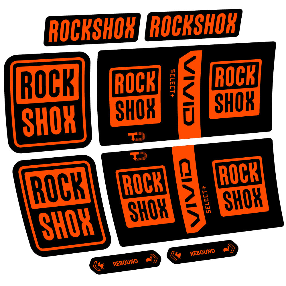 Adesivi Ammortizzatore RockShox Vivid Coil Select Plus in vinile