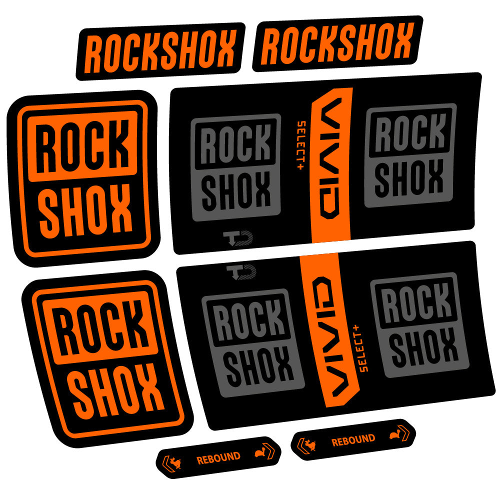 Adesivi Ammortizzatore RockShox Vivid Coil Select Plus in vinile