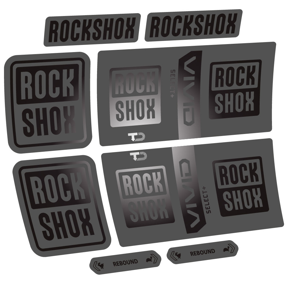 Adesivi Ammortizzatore RockShox Vivid Coil Select Plus in vinile