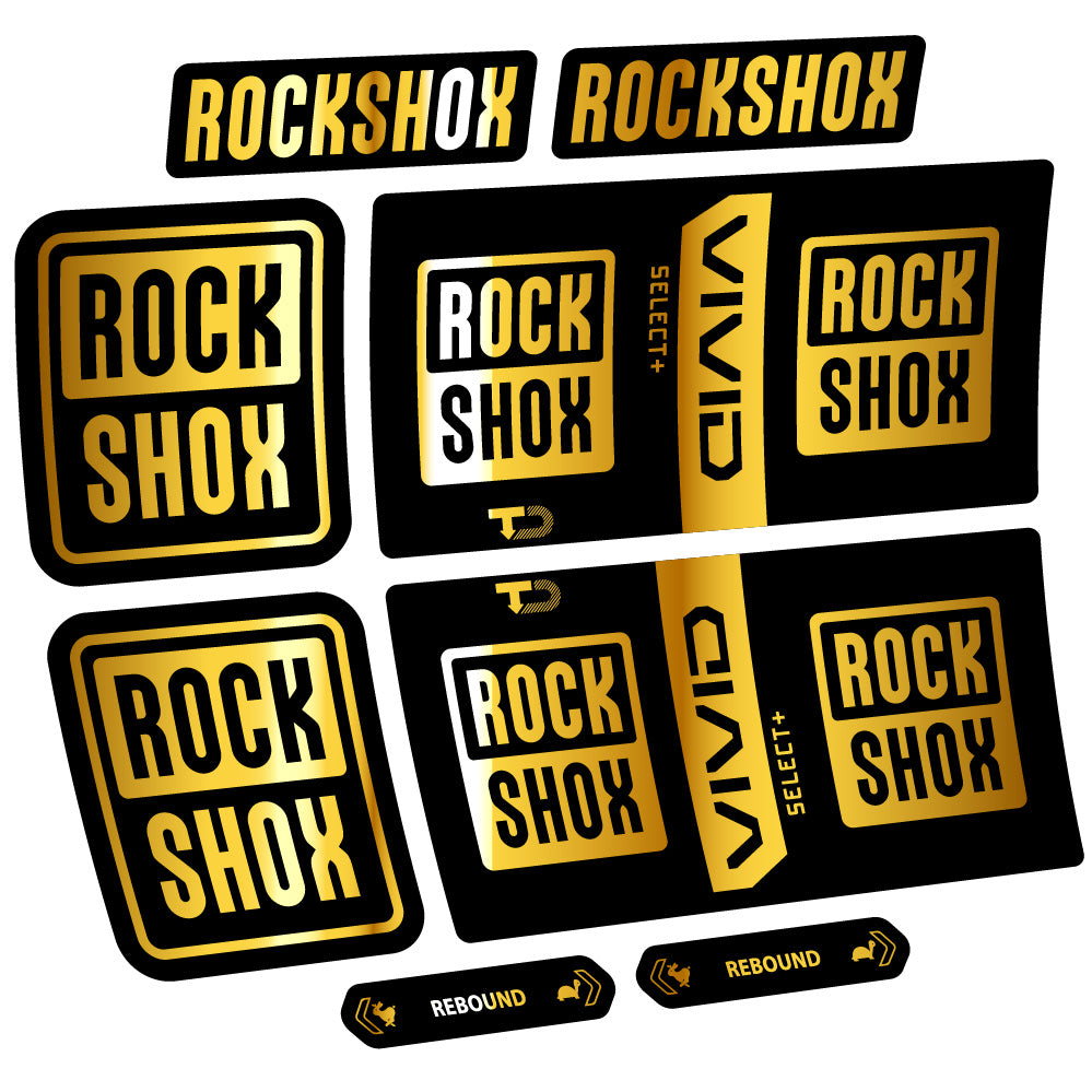 Adesivi Ammortizzatore RockShox Vivid Coil Select Plus in vinile