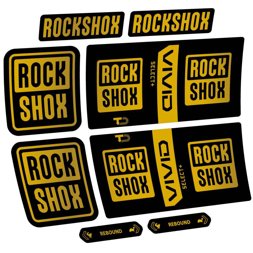 Adesivi Ammortizzatore RockShox Vivid Coil Select Plus in vinile