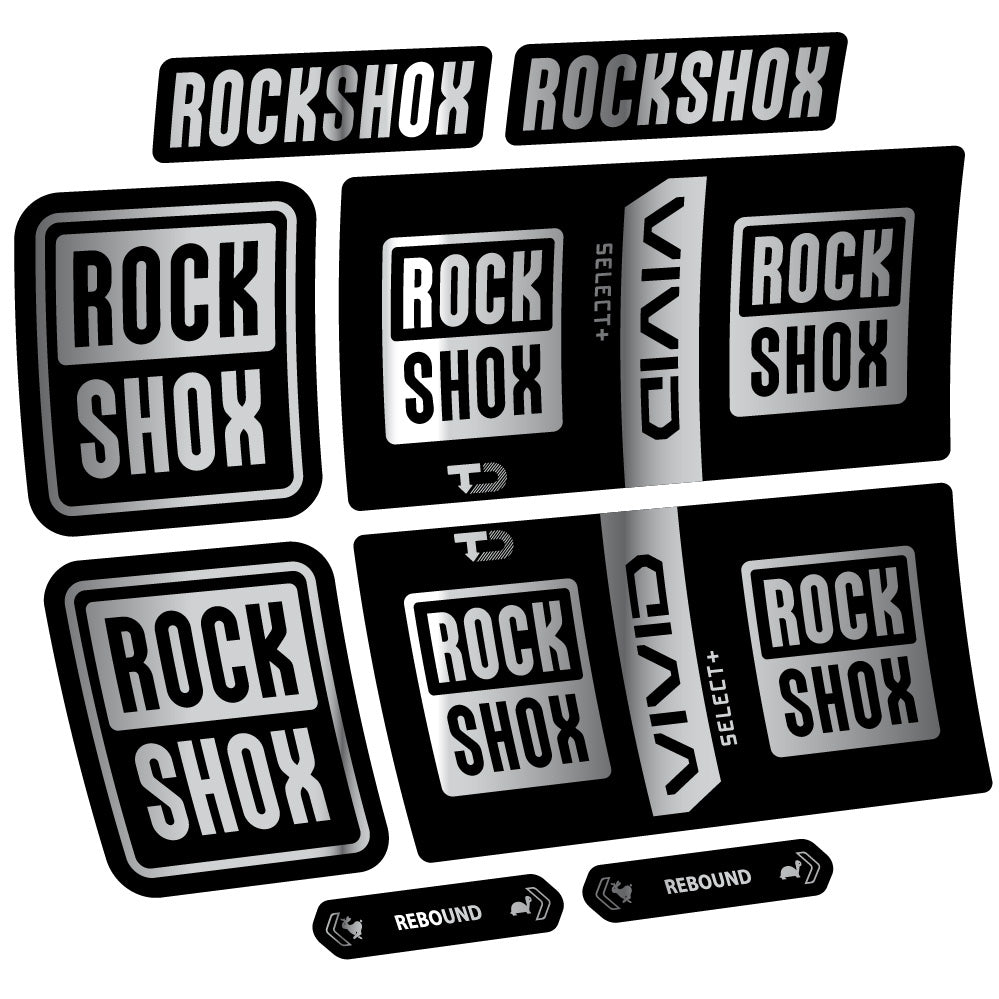 Adesivi Ammortizzatore RockShox Vivid Coil Select Plus in vinile