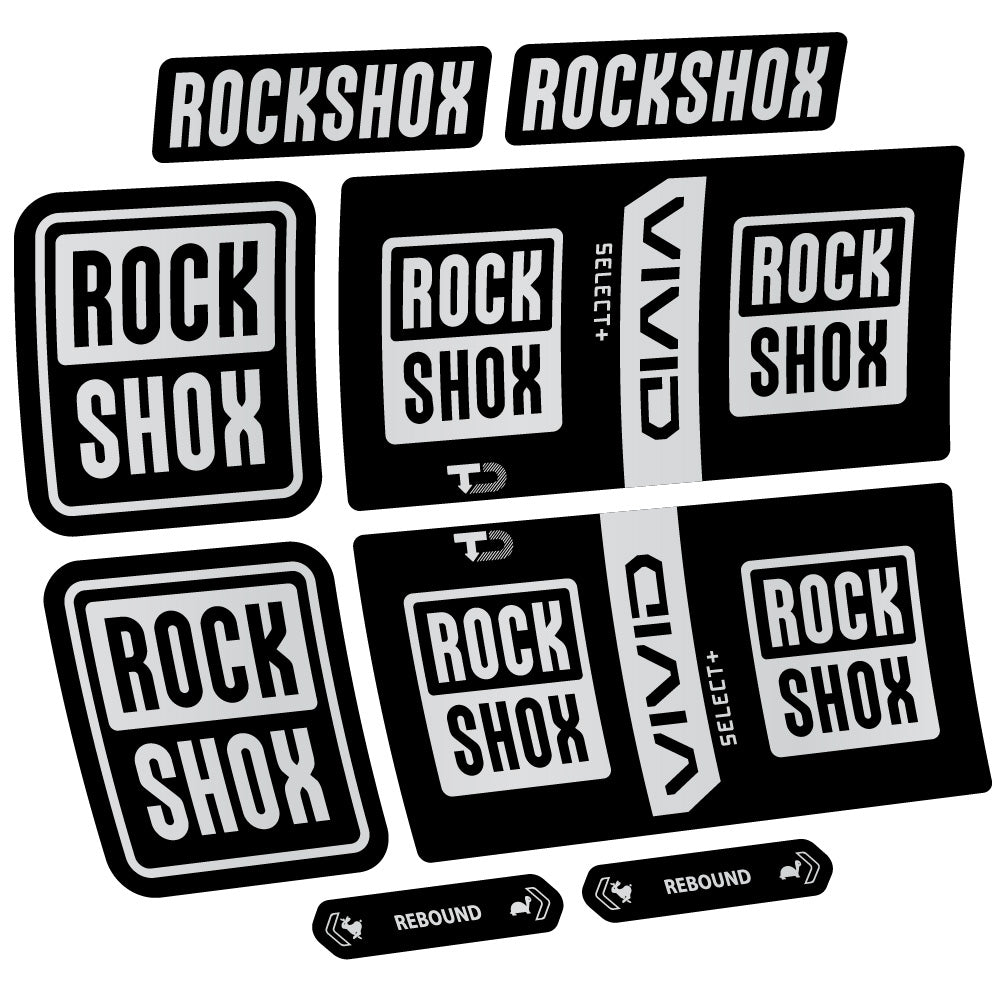 Adesivi Ammortizzatore RockShox Vivid Coil Select Plus in vinile