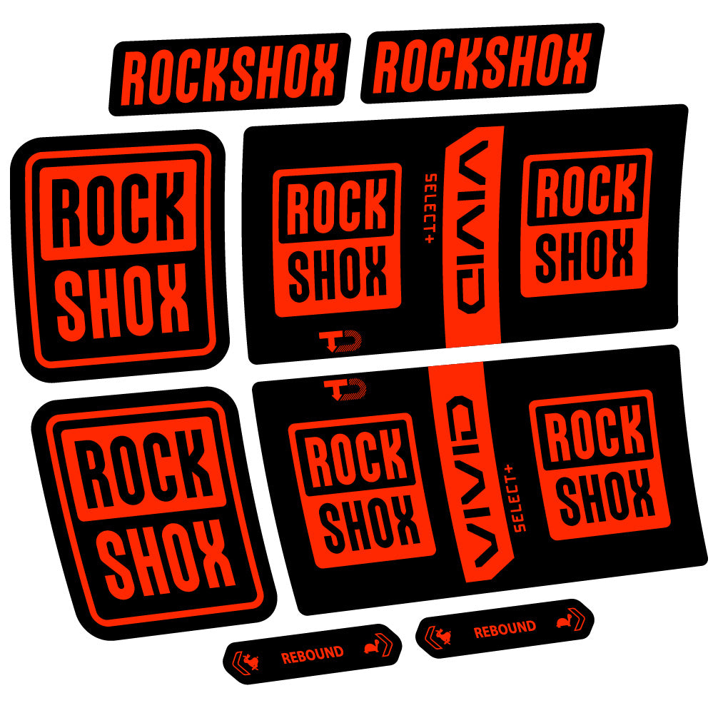 Adesivi Ammortizzatore RockShox Vivid Coil Select Plus in vinile