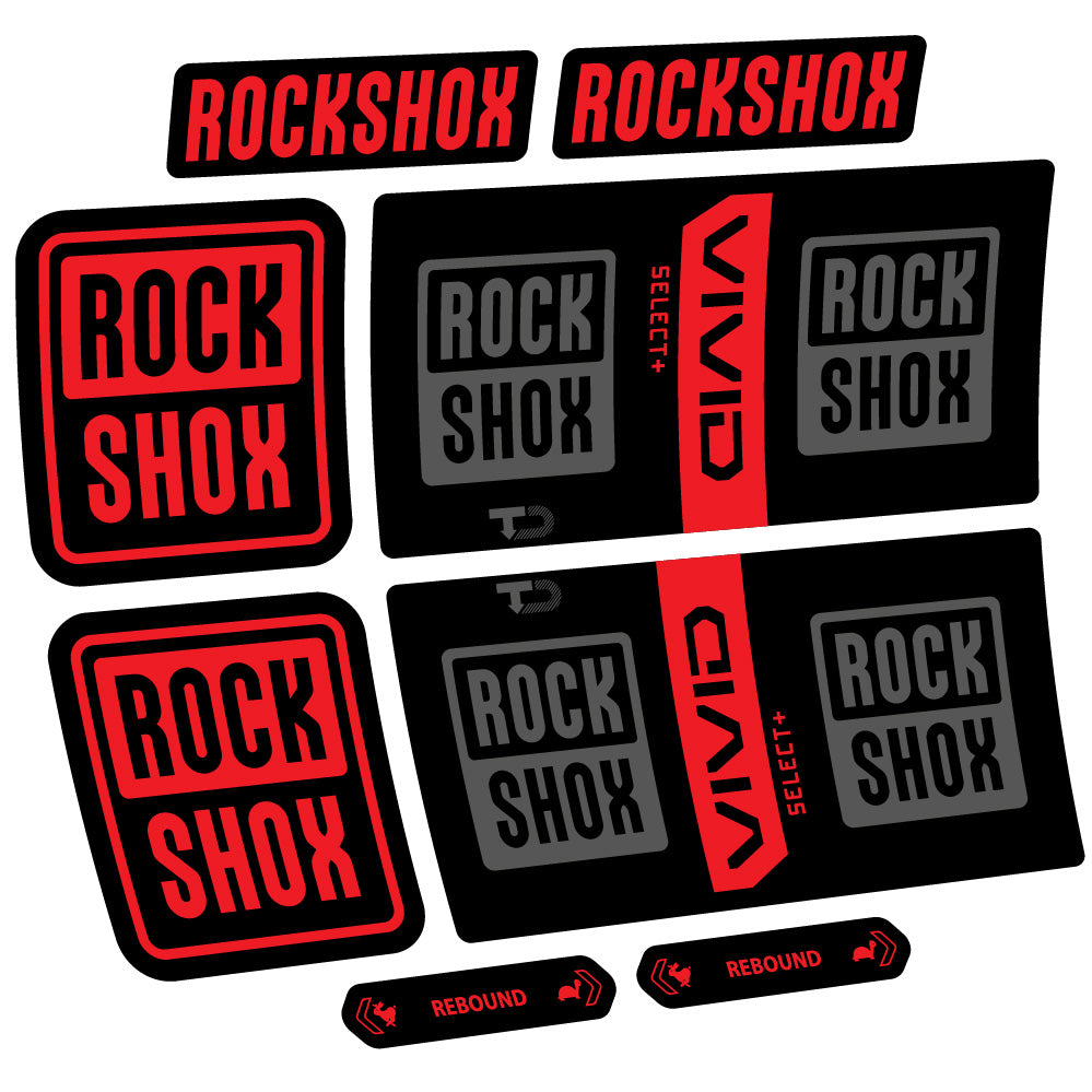 Adesivi Ammortizzatore RockShox Vivid Coil Select Plus in vinile