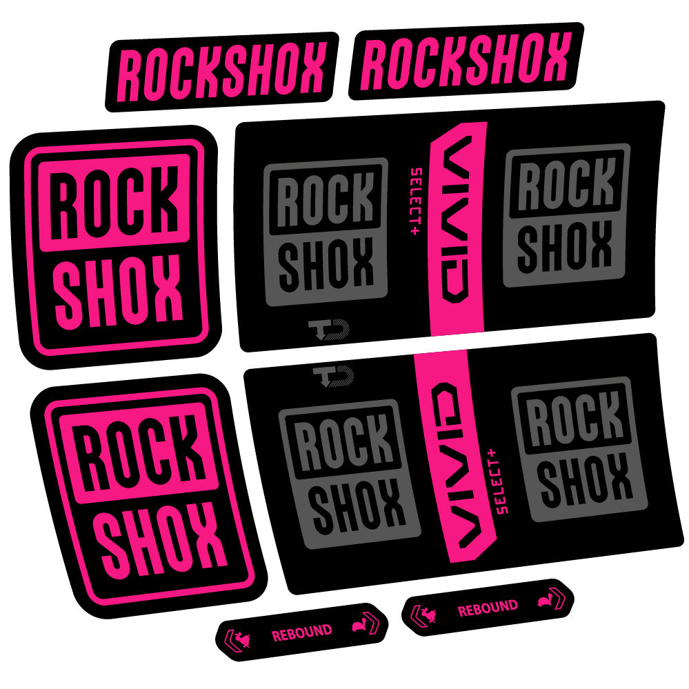 Adesivi Ammortizzatore RockShox Vivid Coil Select Plus in vinile