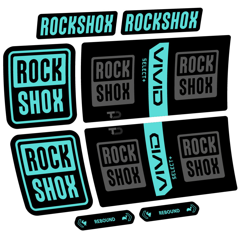 Adesivi Ammortizzatore RockShox Vivid Coil Select Plus in vinile