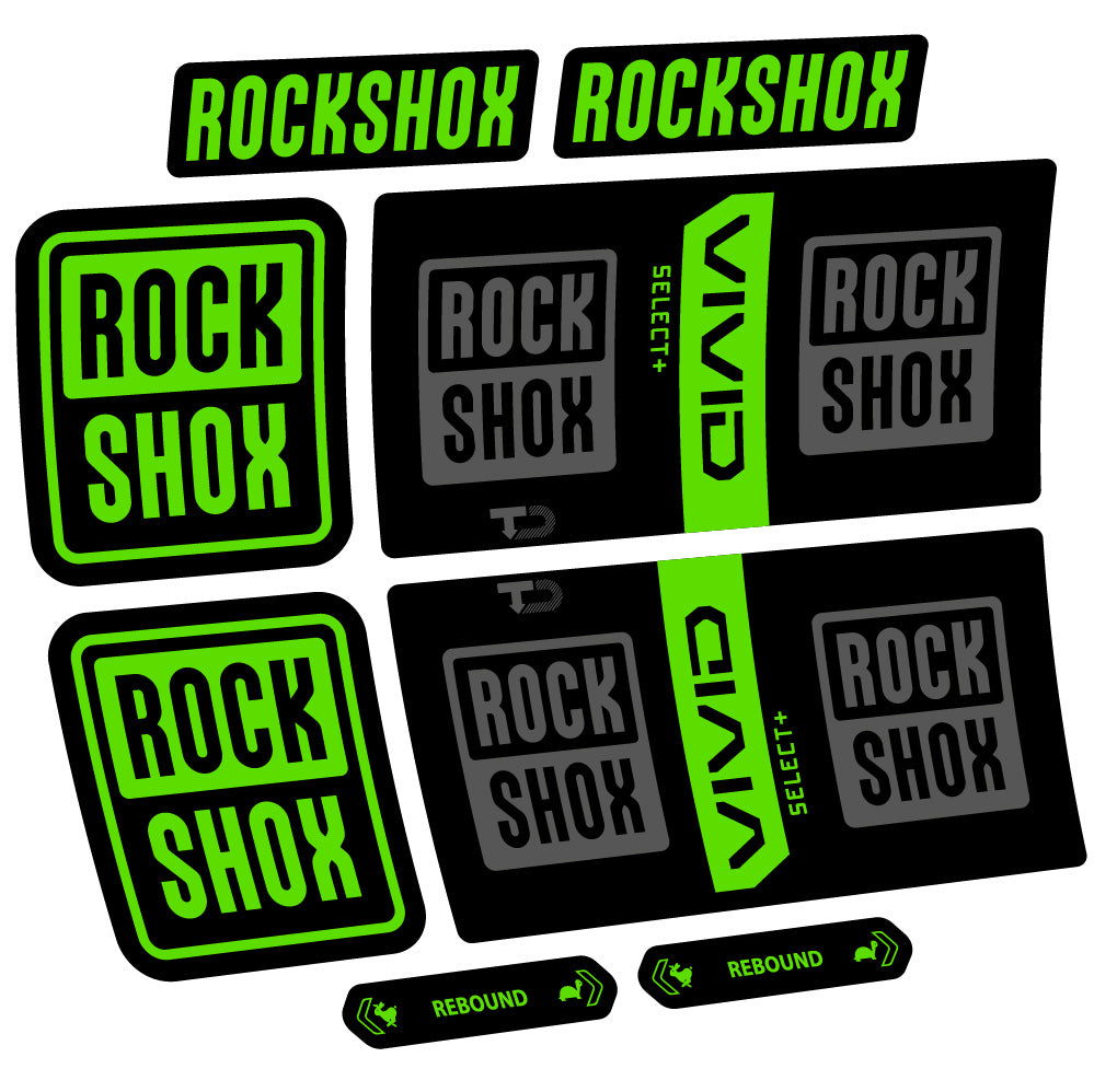 Adesivi Ammortizzatore RockShox Vivid Coil Select Plus in vinile