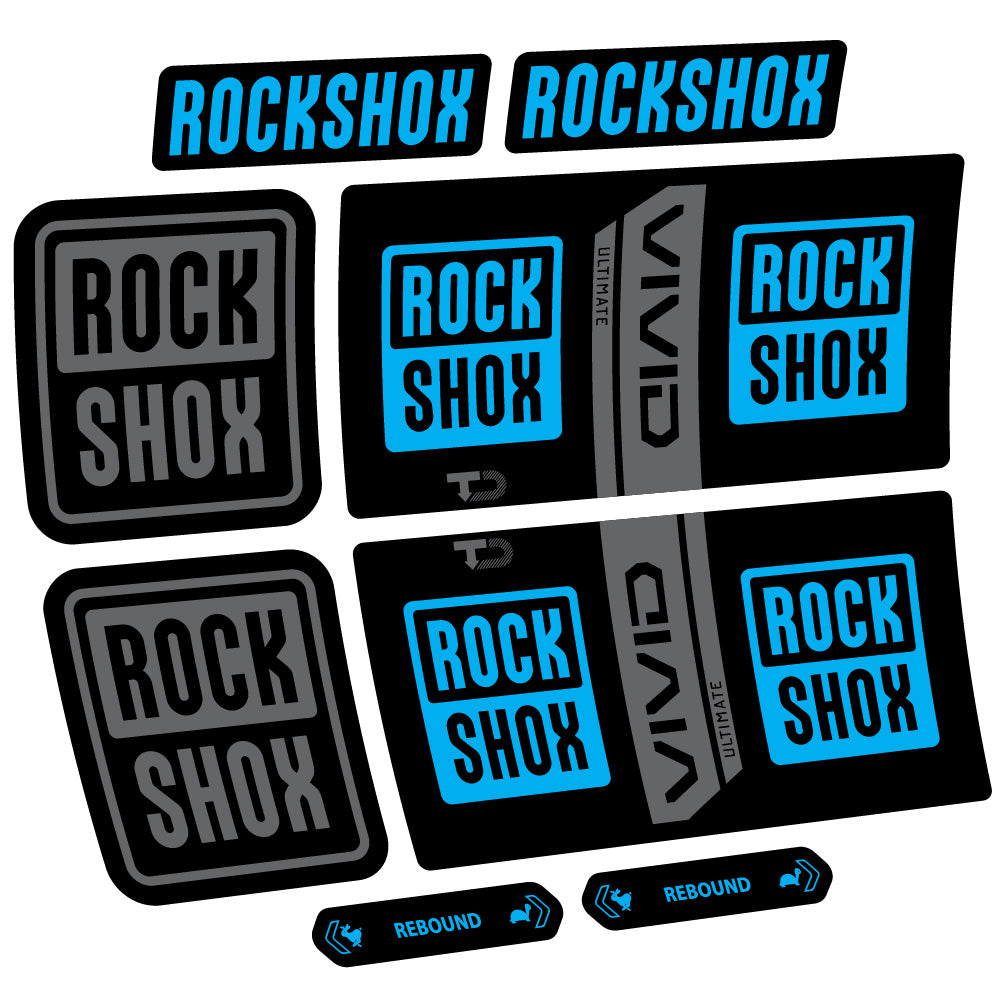 Adesivi Ammortizzatore RockShox Vivid Coil Ultimate in vinile