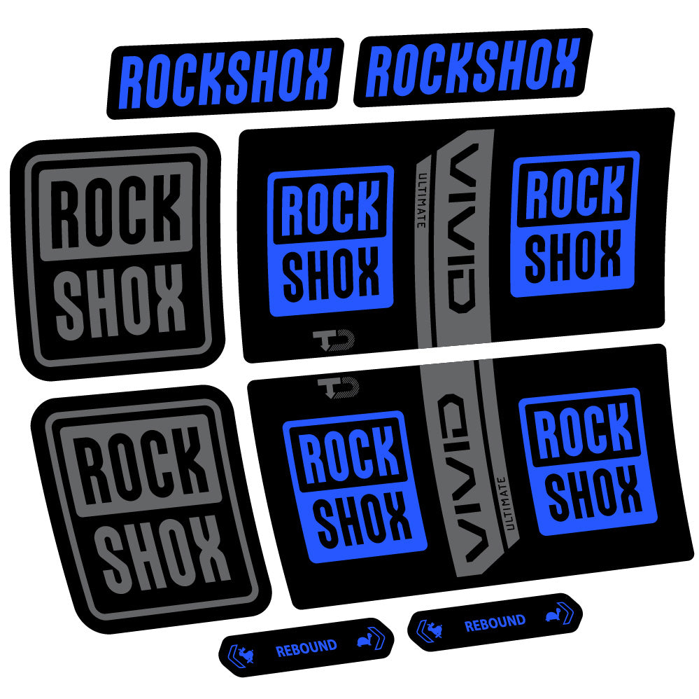 Adesivi Ammortizzatore RockShox Vivid Coil Ultimate in vinile
