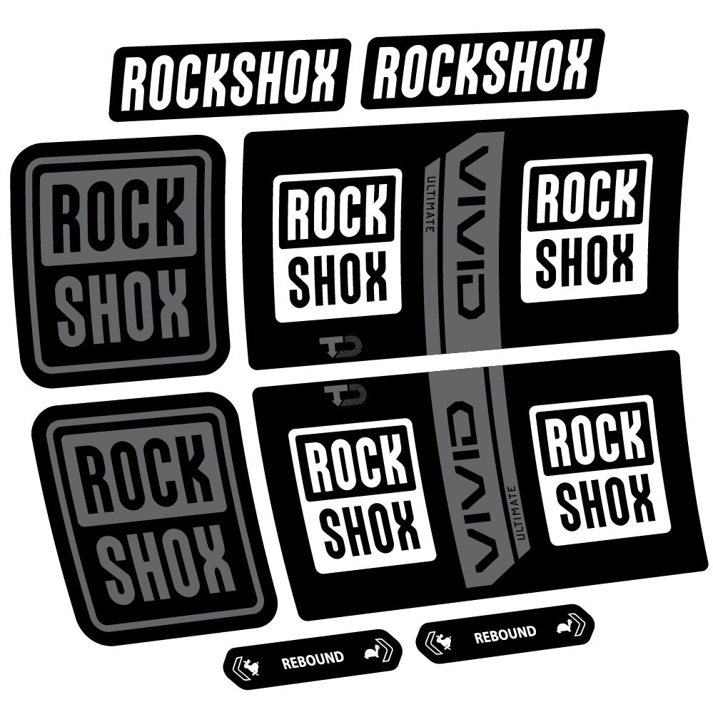 Adesivi Ammortizzatore RockShox Vivid Coil Ultimate in vinile
