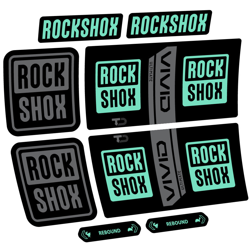 Adesivi Ammortizzatore RockShox Vivid Coil Ultimate in vinile