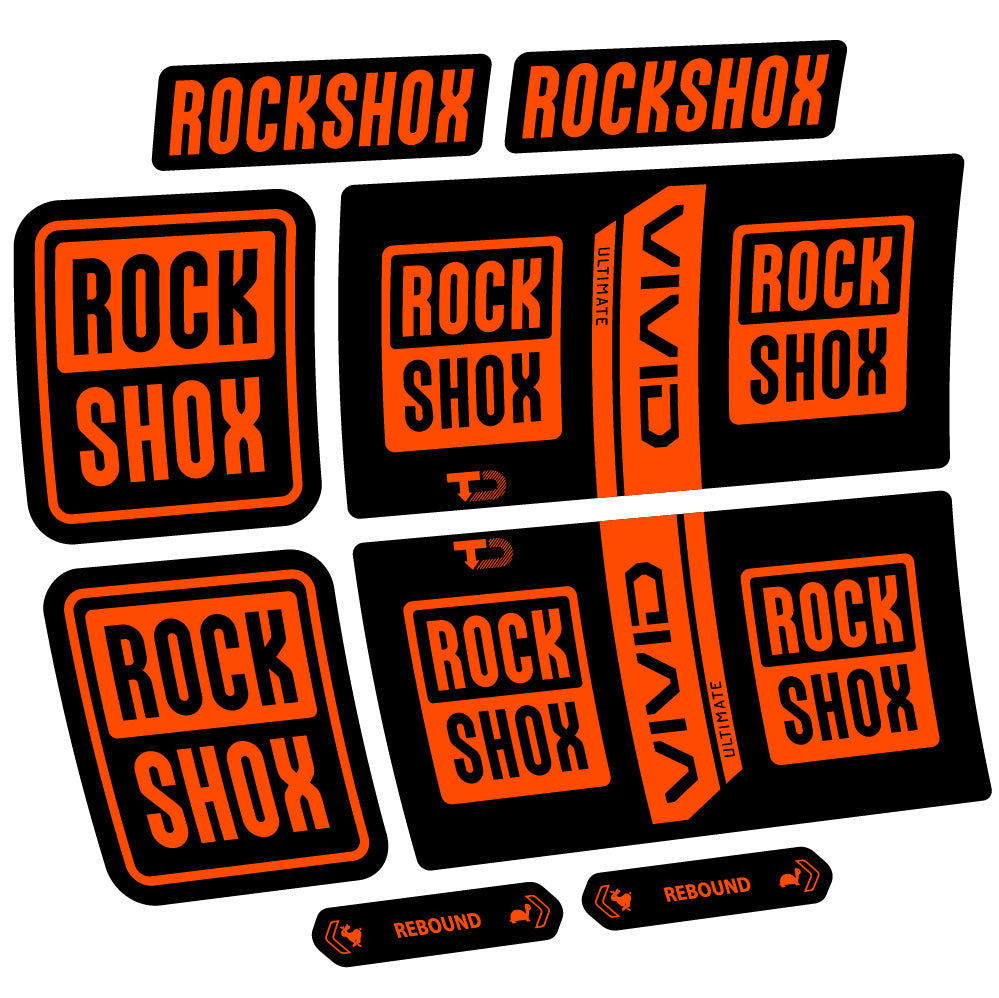 Adesivi Ammortizzatore RockShox Vivid Coil Ultimate in vinile