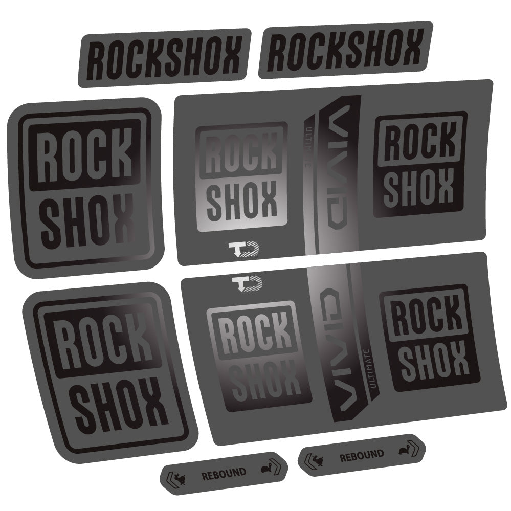 Adesivi Ammortizzatore RockShox Vivid Coil Ultimate in vinile