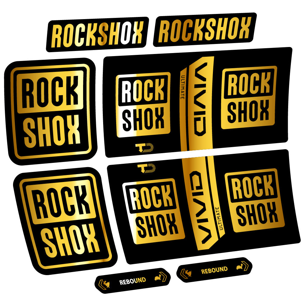 Adesivi Ammortizzatore RockShox Vivid Coil Ultimate in vinile