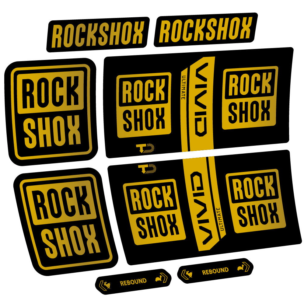 Adesivi Ammortizzatore RockShox Vivid Coil Ultimate in vinile