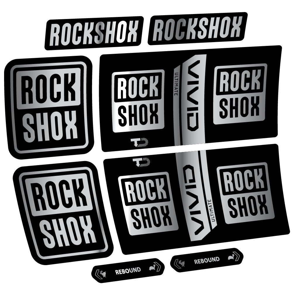 Adesivi Ammortizzatore RockShox Vivid Coil Ultimate in vinile