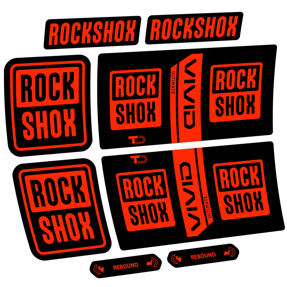 Adesivi Ammortizzatore RockShox Vivid Coil Ultimate in vinile