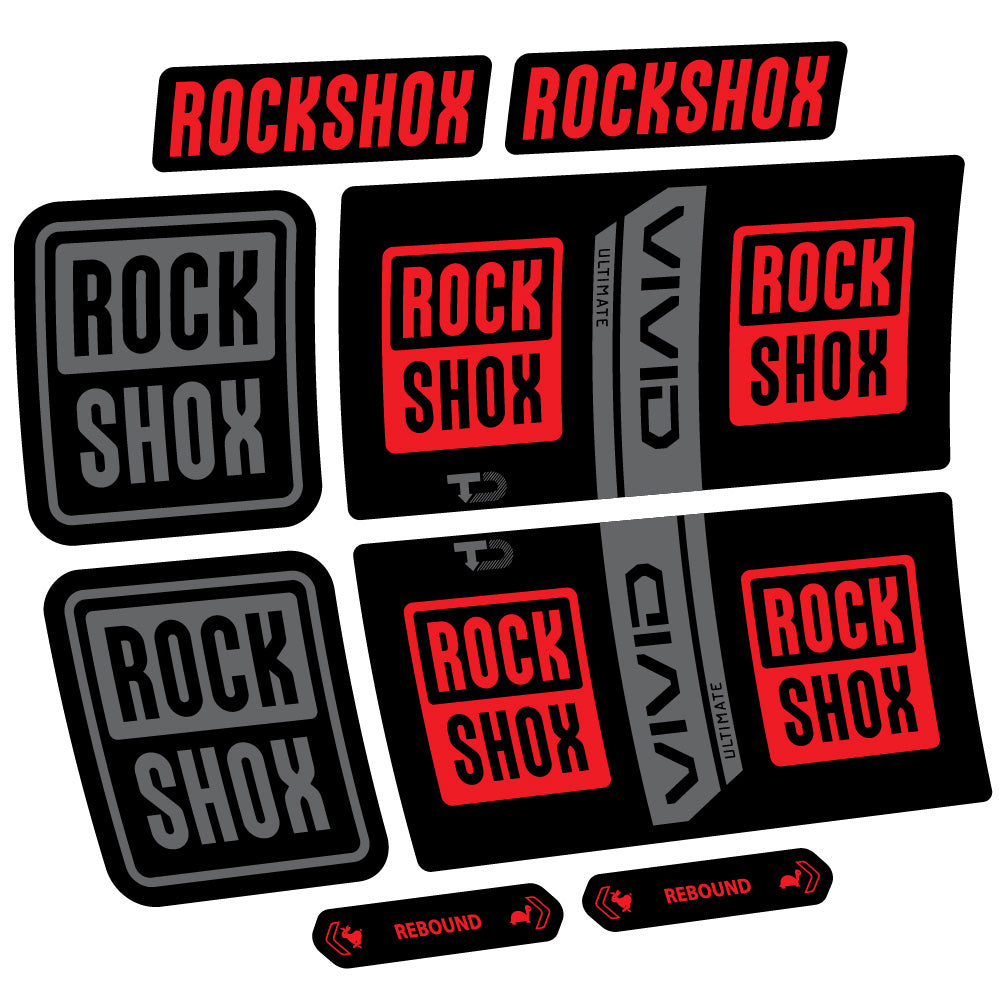 Adesivi Ammortizzatore RockShox Vivid Coil Ultimate in vinile