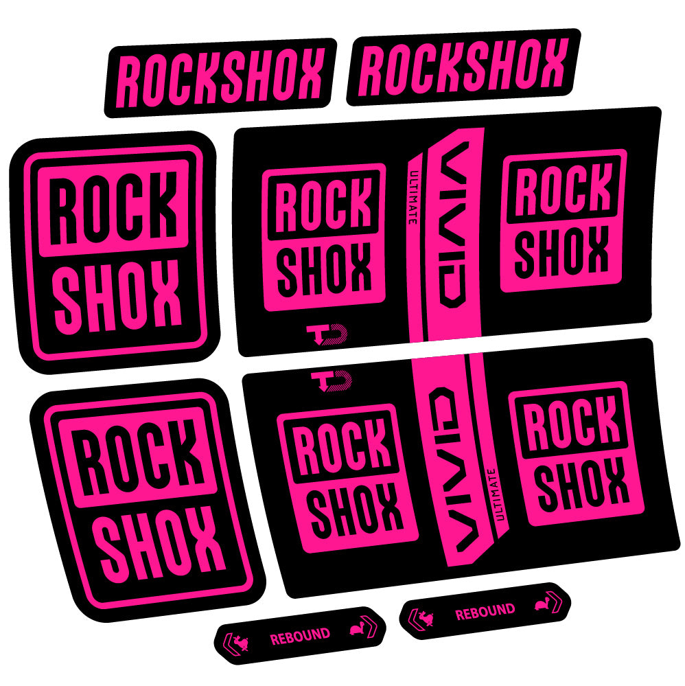 Adesivi Ammortizzatore RockShox Vivid Coil Ultimate in vinile