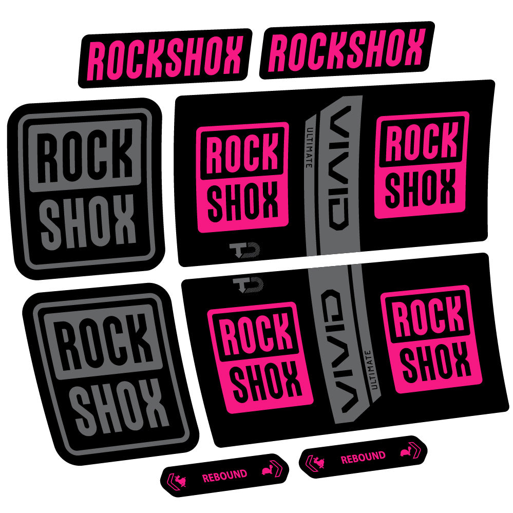 Adesivi Ammortizzatore RockShox Vivid Coil Ultimate in vinile
