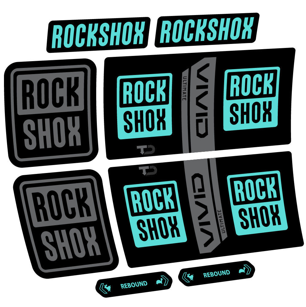 Adesivi Ammortizzatore RockShox Vivid Coil Ultimate in vinile