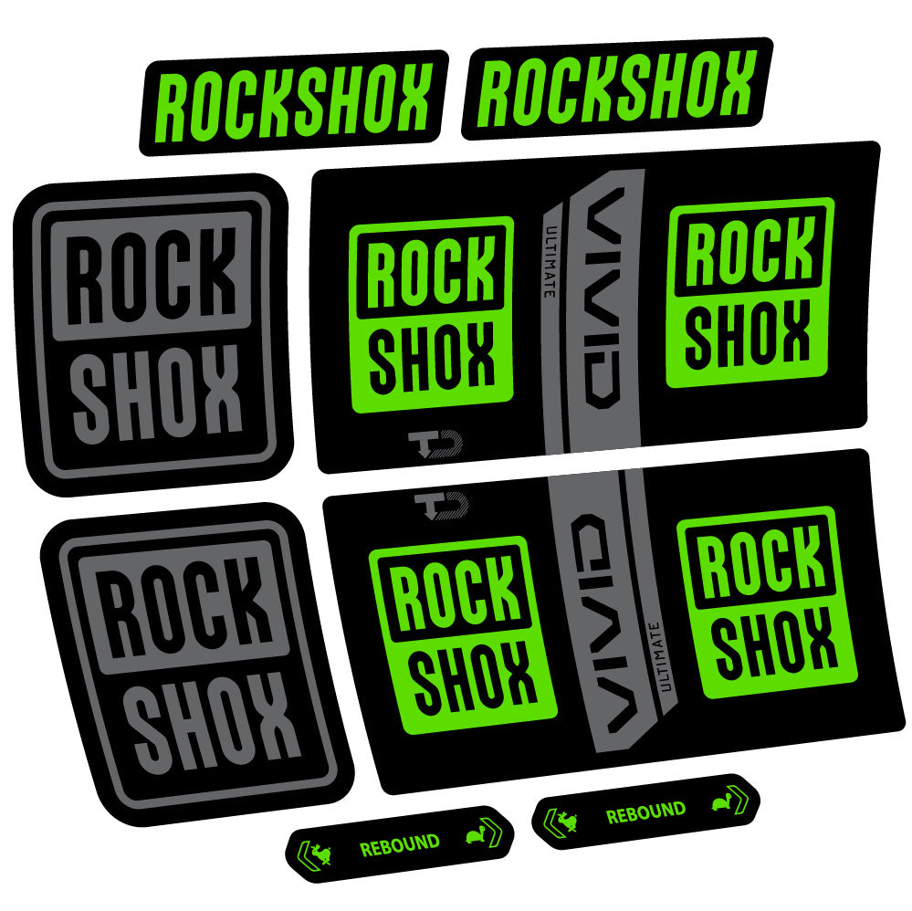 Adesivi Ammortizzatore RockShox Vivid Coil Ultimate in vinile