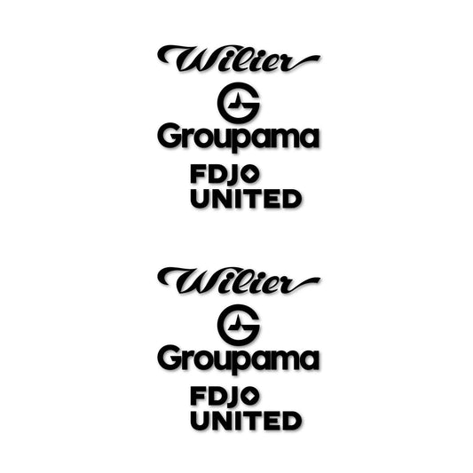 Adesivi Telaio Wilier Groupama FDJO United Logo 2 in vinile