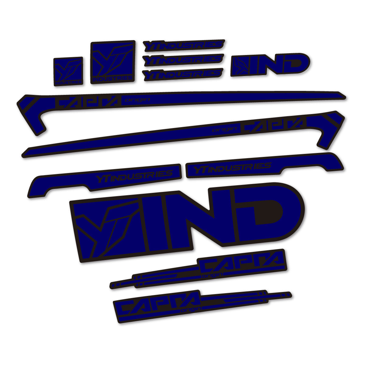 Adesivi Telaio YT Capra AL 2015 in vinile
