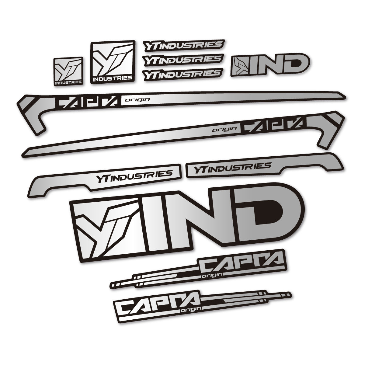 Adesivi Telaio YT Capra AL 2015 in vinile