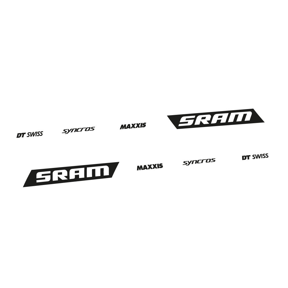 Adesivi Telaio Scott Spark RC WC Sram DT Swiss Maxxis Syncross carro posteriore in vinile