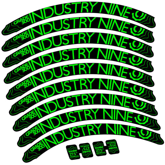 Adesivi Cerchi MTB Industry Nine Grade 300 in vinile