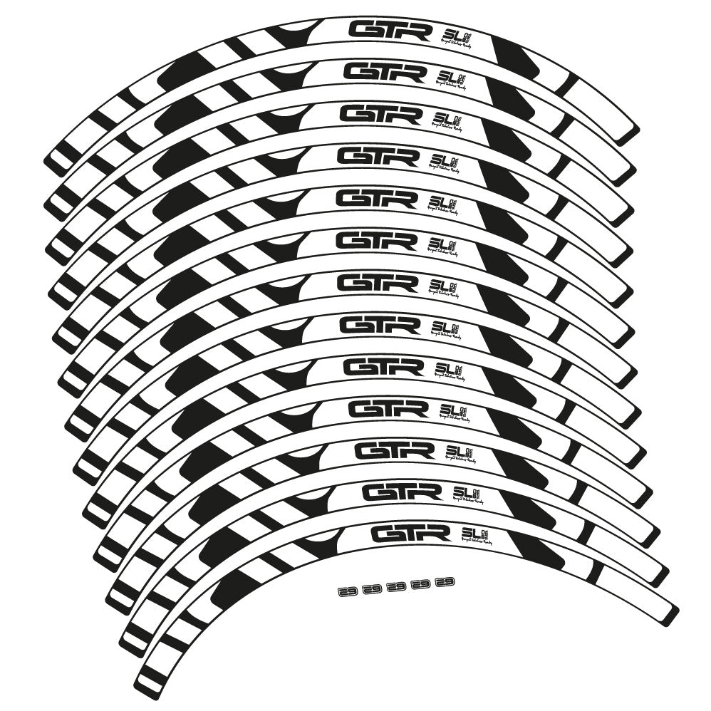 Adesivi Cerchi MTB Gurpil GTR Tubeless Ready SL20 Boost 29" in vinile