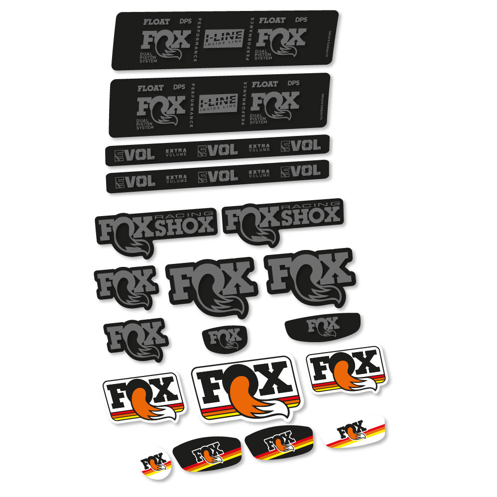 Adesivi Ammortizzatore Fox Float DPS Performance I Line in vinile