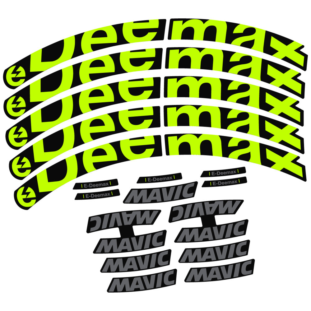 Adesivi Cerchi MTB Mavic E-Deemax 2025 in vinile