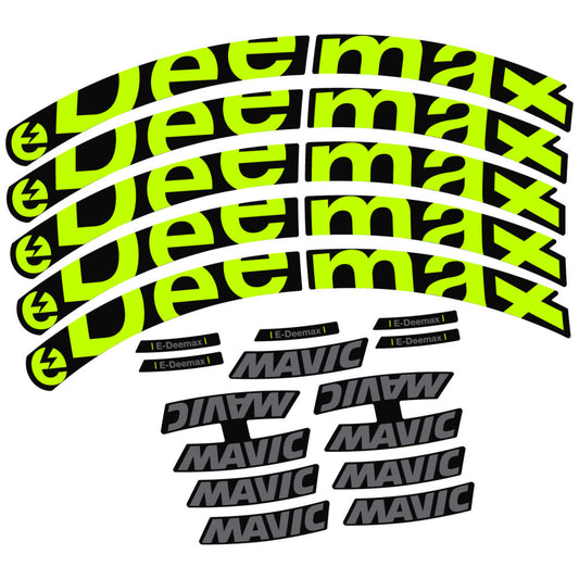 Adesivi Cerchi MTB Mavic E-Deemax 2025 in vinile