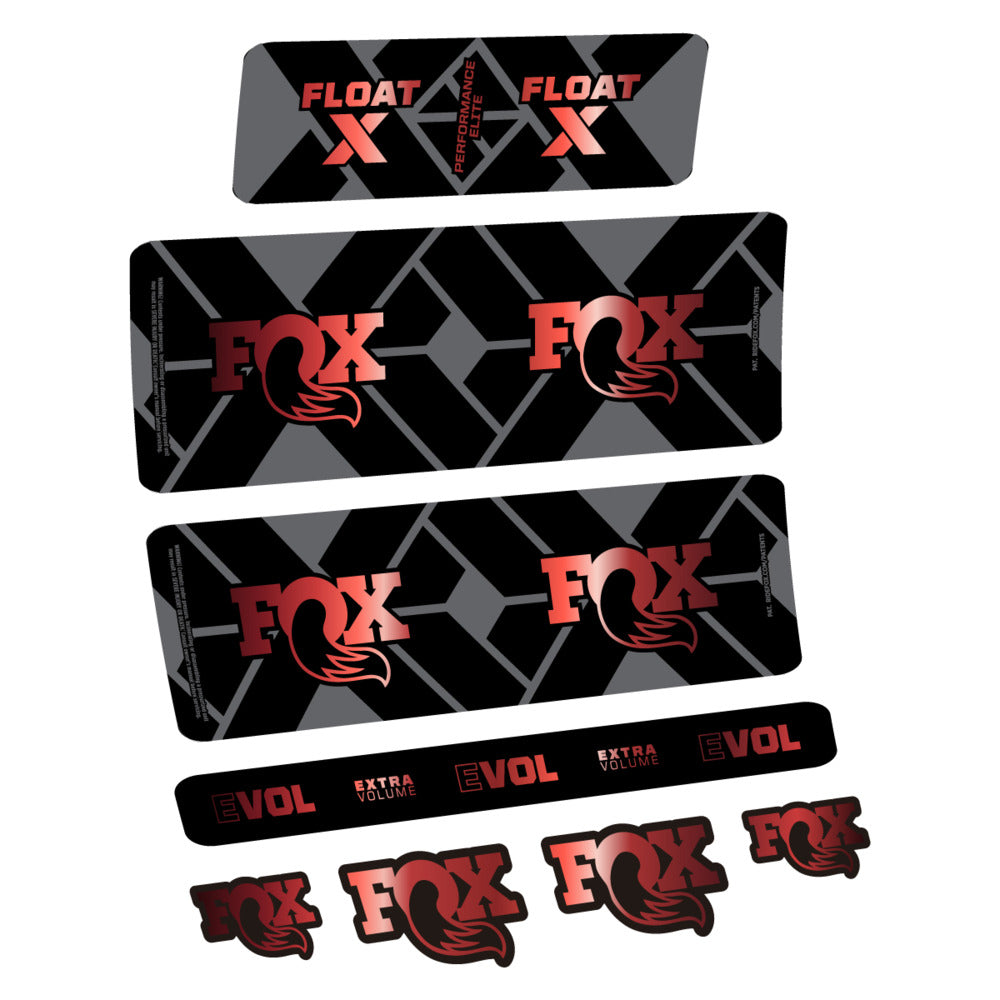 Adesivi Ammortizzatore Fox Float X Performance Elite 2027 in vinile