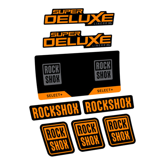 Adesivi Ammortizzatore RockShox Super Deluxe Select 2027 v2 in vinile
