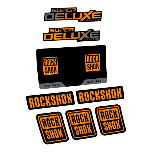 Adesivi Ammortizzatore RockShox Super Deluxe Ultimate Flight Attendant 2027 in vinile